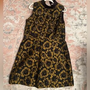 Rachel Roy Gold and Black Mini Dress